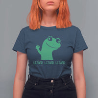 Funny Lizard Lizard Lizard T Shirt For Women Weirdcore Gecko Reptile Meme - Wonder Print Shop