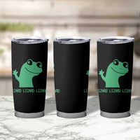 Funny Lizard Lizard Lizard Tumbler Cup Weirdcore Gecko Reptile Meme - Wonder Print Shop
