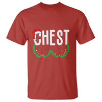 Christmas Matching Couple T Shirt Chestnuts Funny Xmas Chest - Wonder Print Shop