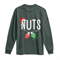 Christmas Matching Couple Long Sleeve Shirt Chestnuts Xmas Funny Nuts