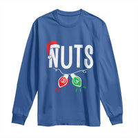 Christmas Matching Couple Long Sleeve Shirt Chestnuts Xmas Funny Nuts