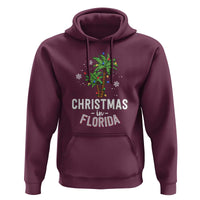 Christmas In Florida Hoodie Deck The Palm Trees Xmas Matching Family Vacation