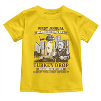 Vintage Thanksgiving Turkey Drop Toddler T Shirt Funny 1978 Helicopter Scene Classic TV Moment - Wonder Print Shop