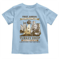 Vintage Thanksgiving Turkey Drop Toddler T Shirt Funny 1978 Helicopter Scene Classic TV Moment - Wonder Print Shop