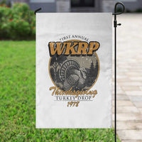 Retro WKRP Thanksgiving Turkey Drop 1978 Garden Flag Distressed Vintage Holiday - Wonder Print Shop
