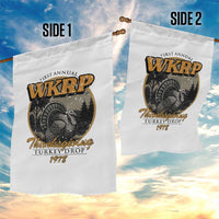 Retro WKRP Thanksgiving Turkey Drop 1978 Garden Flag Distressed Vintage Holiday - Wonder Print Shop