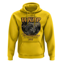 Retro WKRP Thanksgiving Turkey Drop 1978 Hoodie Distressed Vintage Holiday - Wonder Print Shop