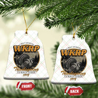 Retro WKRP Thanksgiving Turkey Drop 1978 Ceramic Ornament Distressed Vintage Holiday - Wonder Print Shop