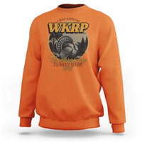 Retro WKRP Thanksgiving Turkey Drop 1978 Sweatshirt Distressed Vintage Holiday - Wonder Print Shop