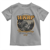 Retro WKRP Thanksgiving Turkey Drop 1978 Toddler T Shirt Distressed Vintage Holiday - Wonder Print Shop