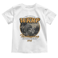 Retro WKRP Thanksgiving Turkey Drop 1978 Toddler T Shirt Distressed Vintage Holiday - Wonder Print Shop