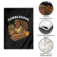 Gobblegool Funny Thanksgiving Garden Flag Italian Turkey Deli Humor Sub Sandwich - Wonder Print Shop