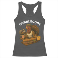 Gobblegool Funny Thanksgiving Racerback Tank Top Italian Turkey Deli Humor Sub Sandwich - Wonder Print Shop