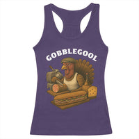Gobblegool Funny Thanksgiving Racerback Tank Top Italian Turkey Deli Humor Sub Sandwich - Wonder Print Shop
