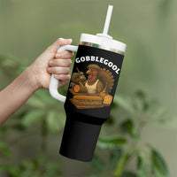 Gobblegool Funny Thanksgiving Tumbler With Handle Italian Turkey Deli Humor Sub Sandwich - Wonder Print Shop