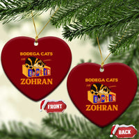 Bodega Cats for Zohran Ceramic Ornament New York Mamdani Supporter Mayor Cute Cat - Wonder Print Shop