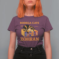Bodega Cats for Zohran T Shirt For Women New York Mamdani Supporter Mayor Cute Cat - Wonder Print Shop