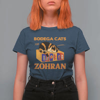 Bodega Cats for Zohran T Shirt For Women New York Mamdani Supporter Mayor Cute Cat - Wonder Print Shop