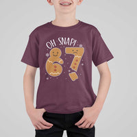 Oh Snap 67 Gingerbread Meme T Shirt For Kid Broken Cookie Six Seven Holiday Gag Christmas Vibes - Wonder Print Shop