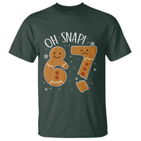 Oh Snap 67 Gingerbread Meme T Shirt Broken Cookie Six Seven Holiday Gag Christmas Vibes - Wonder Print Shop