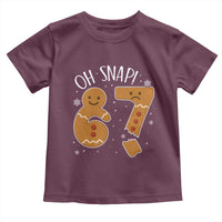 Oh Snap 67 Gingerbread Meme Toddler T Shirt Broken Cookie Six Seven Holiday Gag Christmas Vibes - Wonder Print Shop
