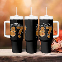 Oh Snap 67 Gingerbread Meme Tumbler With Handle Broken Cookie Six Seven Holiday Gag Christmas Vibes - Wonder Print Shop