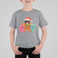 Funny 67 Meme Gingerbread Donut T Shirt For Kid Cool Christmas Cookie Six Seven Santa Hat Sprinkles - Wonder Print Shop