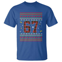 67 Christmas Red Plaid T Shirt Funny Six Seven Meme Holiday Vibes Graphic - Wonder Print Shop