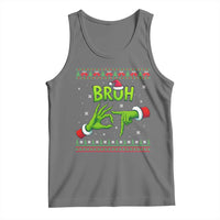 Christmas Bruh 67 Green Hands Meme Tank Top Funny Six Seven Meme Holiday Ugly Sweater - Wonder Print Shop