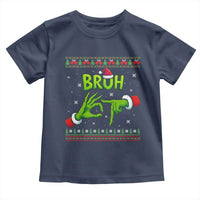 Christmas Bruh 67 Green Hands Meme Toddler T Shirt Funny Six Seven Meme Holiday Ugly Sweater - Wonder Print Shop