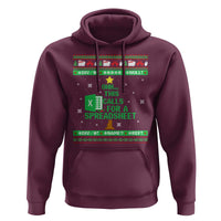 Funny Excel Christmas Tree Hoodie This Calls for a Spreadsheet Xmas DIV0 Errors - Wonder Print Shop