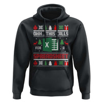 This Calls for a Spreadsheet Christmas Hoodie Funny Excel Xmas Gift for Data Nerds Accountants - Wonder Print Shop