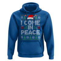I Come In Peace Funny Christmas Matching Couple Hoodie Offensive Adult Humor Festive Holiday - Wonder Print Shop