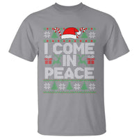 I Come In Peace Funny Christmas Matching Couple T Shirt Offensive Adult Humor Festive Holiday - Wonder Print Shop