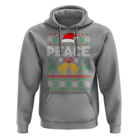I am Peace Funny Christmas Matching Couple Hoodie Offensive Adult Humor Festive Holiday - Wonder Print Shop