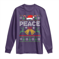 I am Peace Funny Christmas Matching Couple Long Sleeve Shirt Offensive Adult Humor Festive Holiday - Wonder Print Shop
