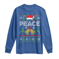 I am Peace Funny Christmas Matching Couple Long Sleeve Shirt Offensive Adult Humor Festive Holiday - Wonder Print Shop
