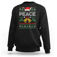 I am Peace Funny Christmas Matching Couple Sweatshirt Offensive Adult Humor Festive Holiday - Wonder Print Shop
