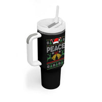 I am Peace Funny Christmas Matching Couple Tumbler With Handle Offensive Adult Humor Festive Holiday - Wonder Print Shop