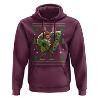67 Meme Christmas Bigfoot Hoodie Funny Six Seven Wreath Sasquatch Holiday Gag Gift - Wonder Print Shop