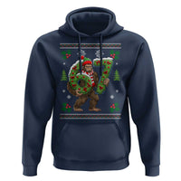 67 Meme Christmas Bigfoot Hoodie Funny Six Seven Wreath Sasquatch Holiday Gag Gift - Wonder Print Shop