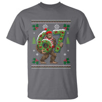 67 Meme Christmas Bigfoot T Shirt Funny Six Seven Wreath Sasquatch Holiday Gag Gift - Wonder Print Shop