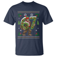 67 Meme Christmas Bigfoot T Shirt Funny Six Seven Wreath Sasquatch Holiday Gag Gift - Wonder Print Shop