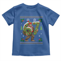 67 Meme Christmas Bigfoot Toddler T Shirt Funny Six Seven Wreath Sasquatch Holiday Gag Gift - Wonder Print Shop