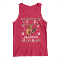 Christmas Bruh 67 Green Hands Tank Top Monster Six Seven Meme Holiday Gag Gift - Wonder Print Shop