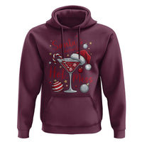 Funny Santa Favorite Hot Mess Hoodie Christmas Drinking Cocktail Lover - Wonder Print Shop