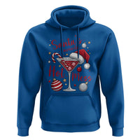 Funny Santa Favorite Hot Mess Hoodie Christmas Drinking Cocktail Lover - Wonder Print Shop