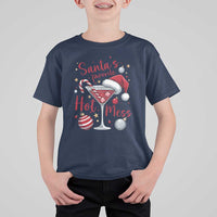 Funny Santa Favorite Hot Mess T Shirt For Kid Christmas Drinking Cocktail Lover - Wonder Print Shop