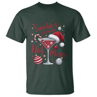 Funny Santa Favorite Hot Mess T Shirt Christmas Drinking Cocktail Lover - Wonder Print Shop