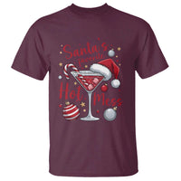 Funny Santa Favorite Hot Mess T Shirt Christmas Drinking Cocktail Lover - Wonder Print Shop